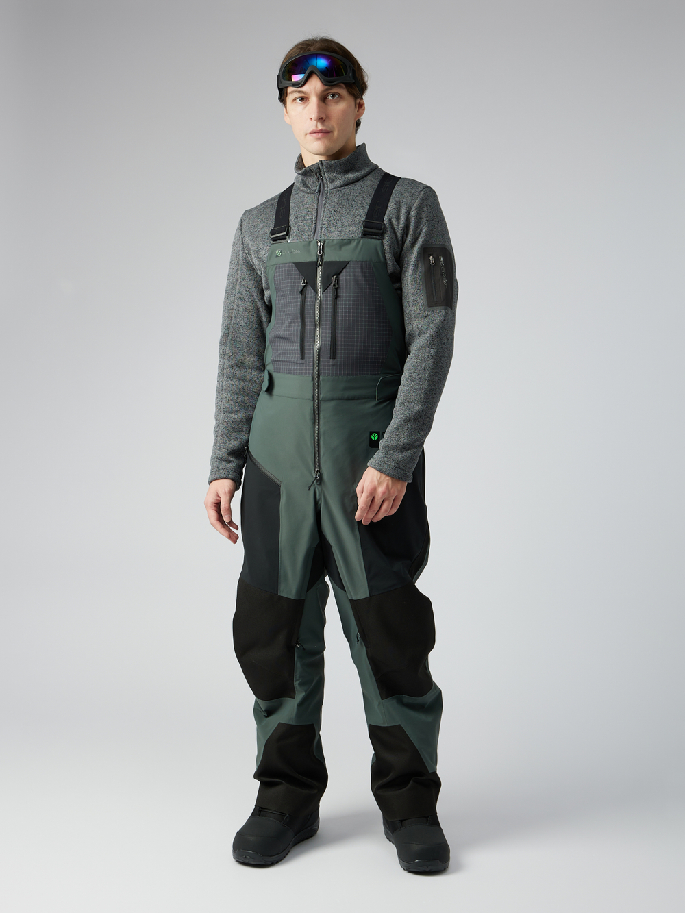 Полукомбинезон мембранный Bib Ахун (Хаки)