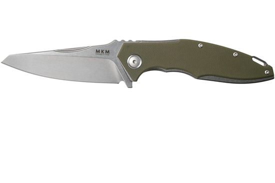 Складной нож MKM "RAUT" MKM/VP01 GB GR c клинком из стали Böhler M390 Microclean®, рукоять G10 / титан