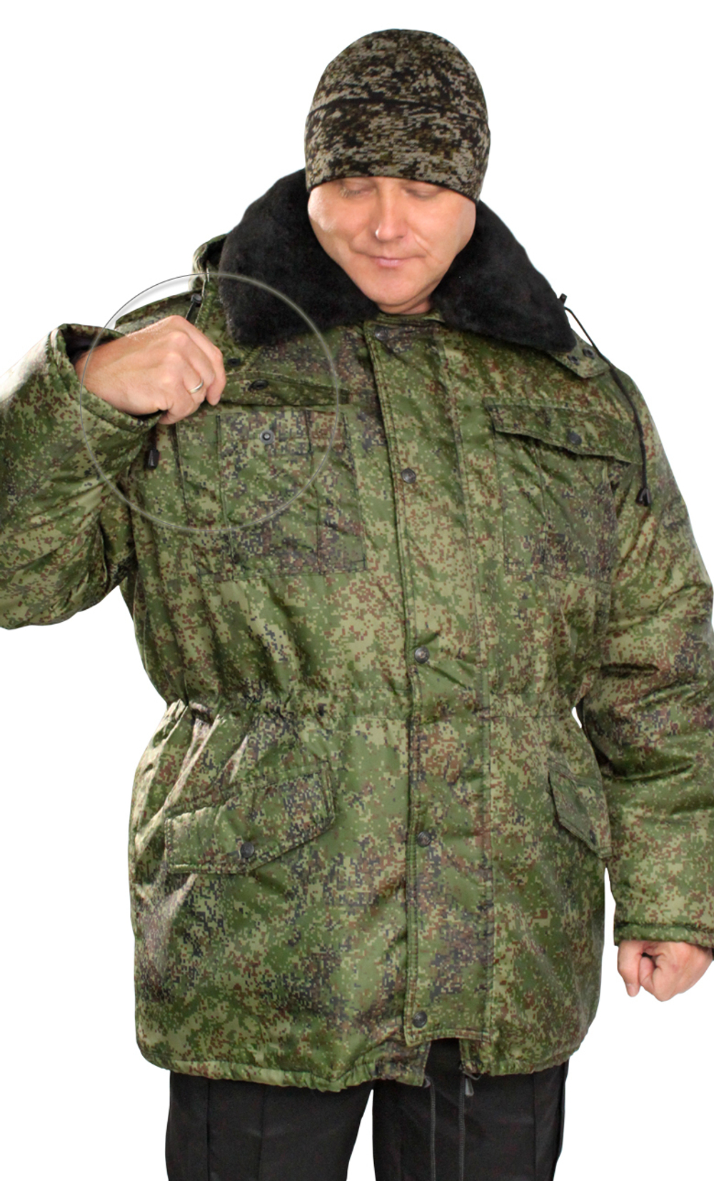 Куртка утеплённая "Зима" цв.Цифра