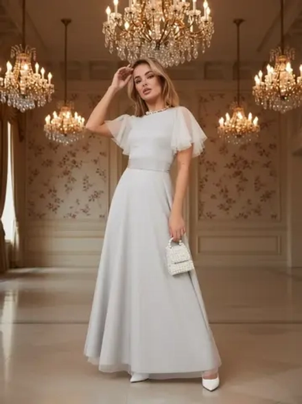 Платье вечернее блестящее