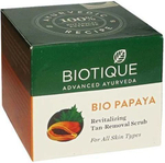 Скраб для лица Biotique Bio Papaya Папайя разглаживающий и восстанавливающий, 75 гр