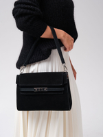 Замшевая сумка Rachel DBR 31361 черный