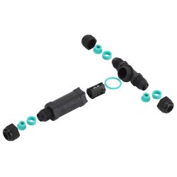 Коннектор ЭРА NO-224-21 кабельный T-образный IP68 5-Pin