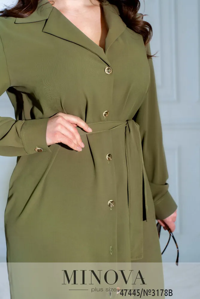Платье 3178В-Хаки Minova