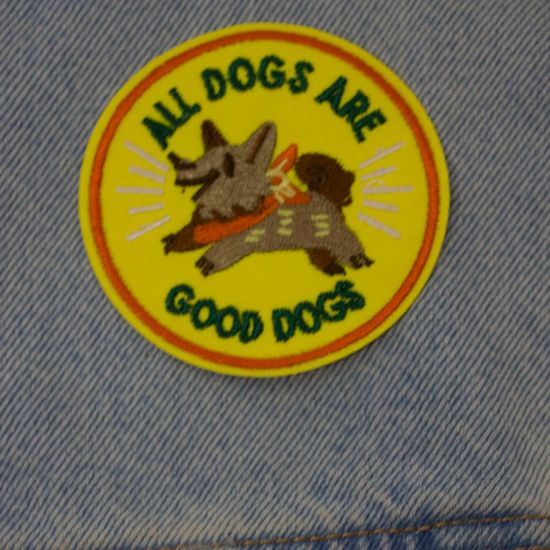 Нашивка на рюкзак и на одежду. All dogs are