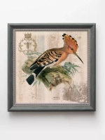 Картины на стену интерьерная на холсте 4 шт, 23*23 см