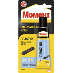 Клей Момент 1623297 Пластик 30 мл блистер | 