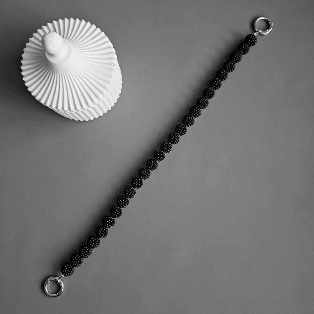 Ручка для сумки из бусин 30 см