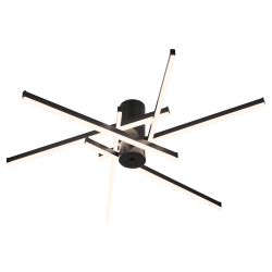 Светильник потолочный светодиодный Rivoli Violet 6180-201 LED 90Вт 3000-6000К чёрный с пультом | Rivoli
