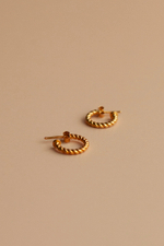 Серьги RETE RINGS позолота / The Mineral Bar