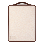 Доска разделочная двусторонняя из пшеничного волокна и черного дерева arlett, 44,5х30,5 см, сливовая