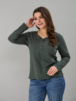 Лонгслив Л-004/зеленый