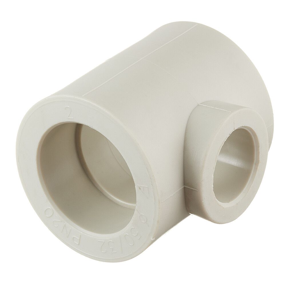 Тройник соединительный переходной 50*32*50 ТВ серый