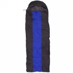 Спальник одеяло с капюшоном 210*70см 1400гр серо-синий +0С