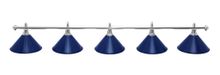 Светильник Fortuna Prestige Silver Blue 5 плафонов