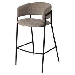 Стул барный Helning, мягкий шенилл, капучино