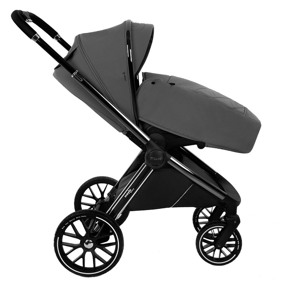 Pituso Коляска 2 в 1 Mayla Luxury Dark Grey