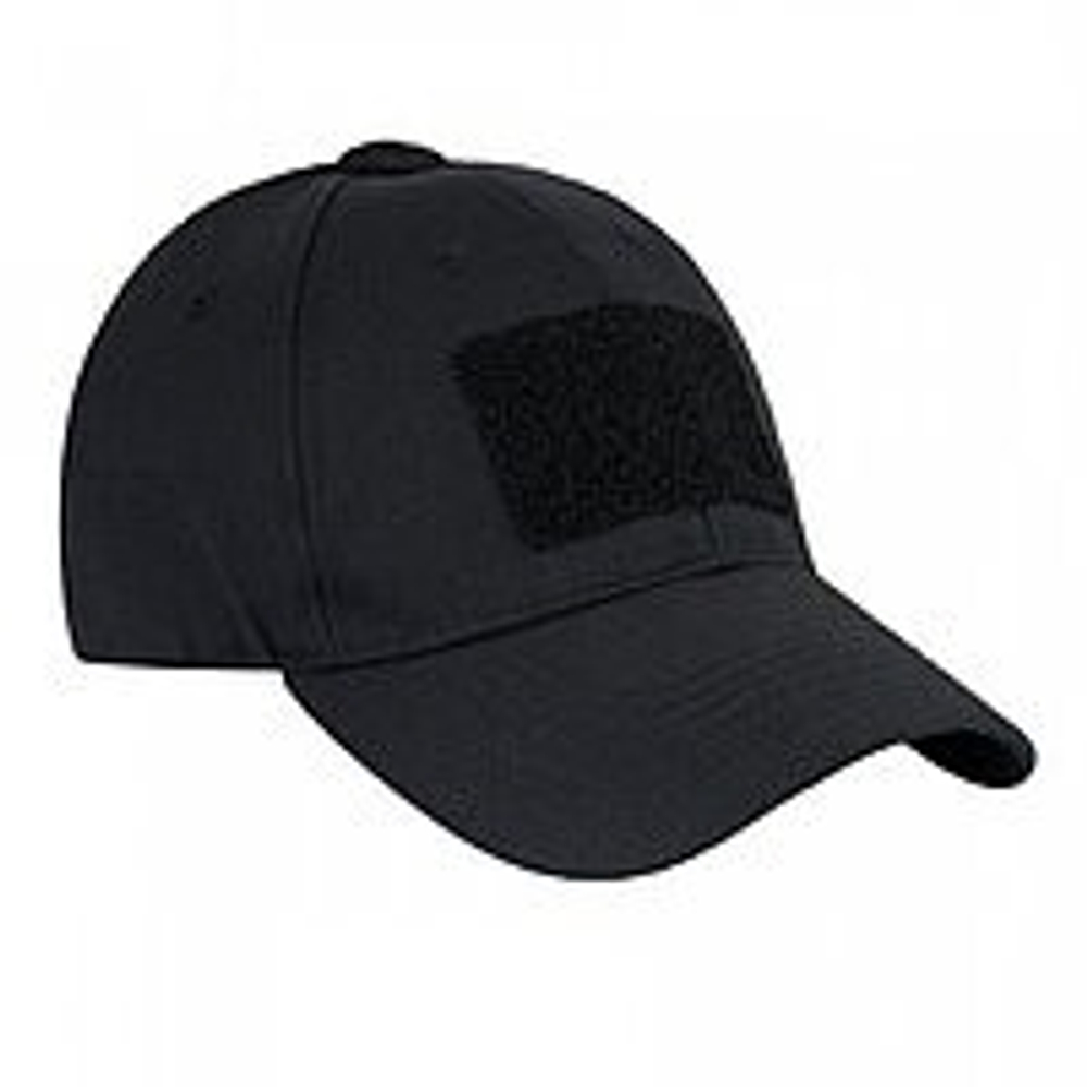 Бейсболка черная Rip-Stop с липучкой