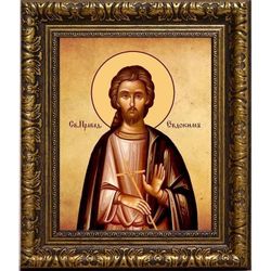 Евдоким Каппадокиянин праведный. Икона на холсте.
