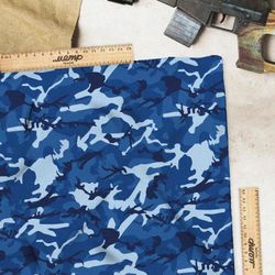 Ткань дюспо синий хаки