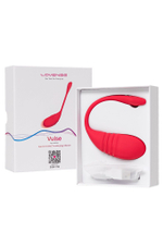 Красное силиконовое виброяйцо Vulse (Цвет: красный)