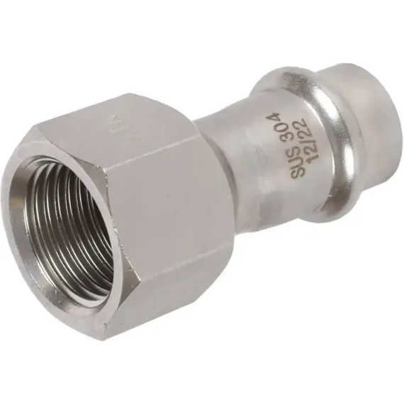 Переходник ROMMER ВПр-ВР 15х1/2&quot; нержавеющая сталь 37977