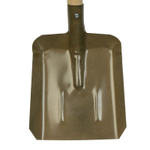 Лопата совковая с ребрами жесткости с черенком