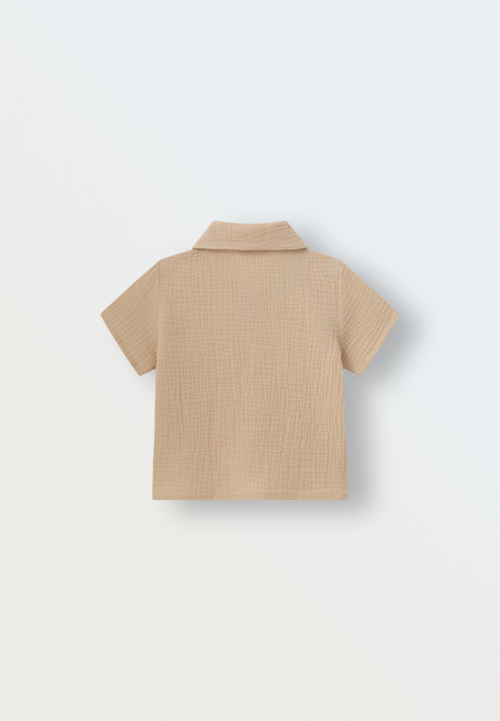 Комплект рубашка и шорты из муслина (молочный)