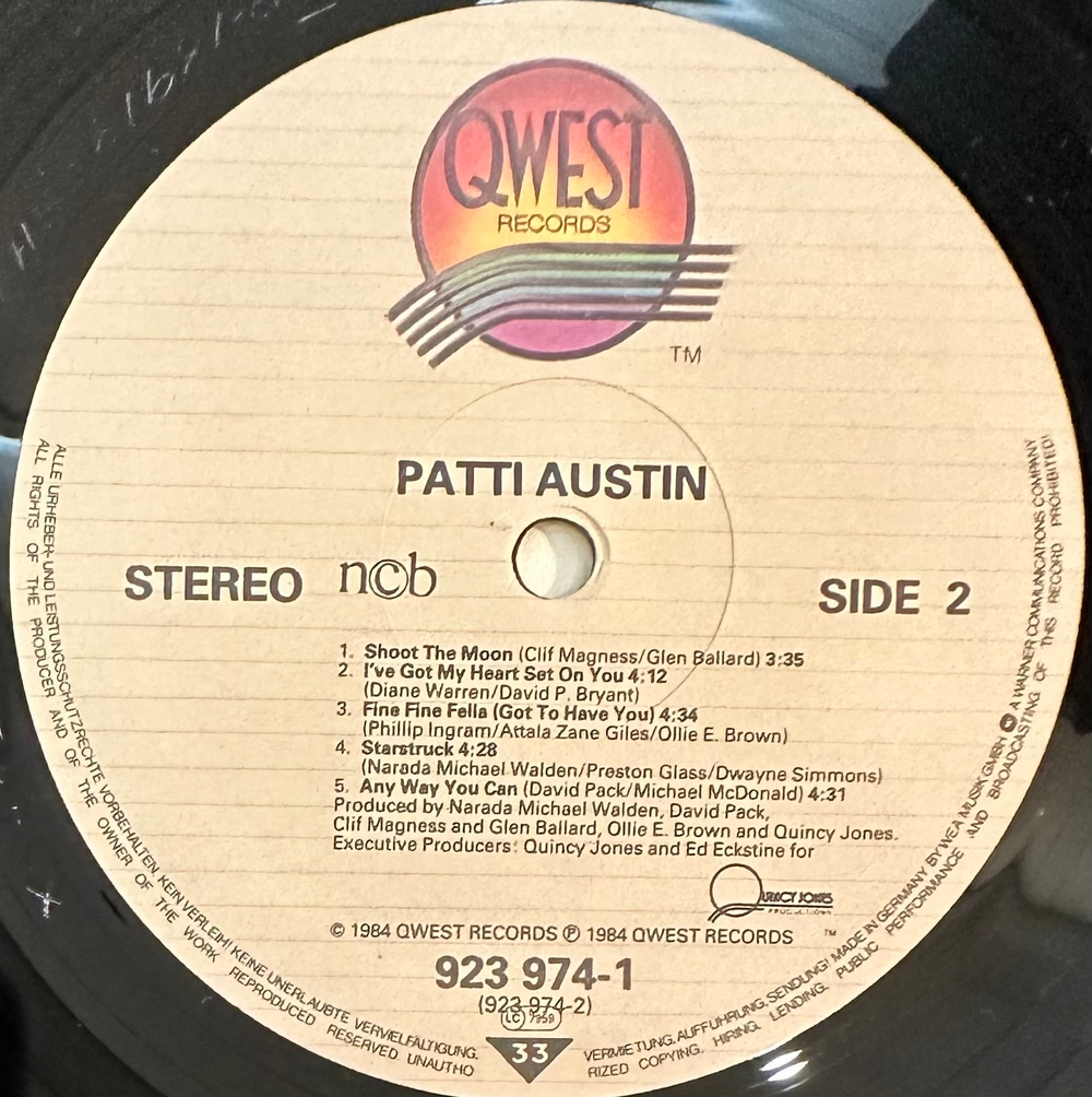 Patti Austin - Patti Austin (Германия 1984г.)