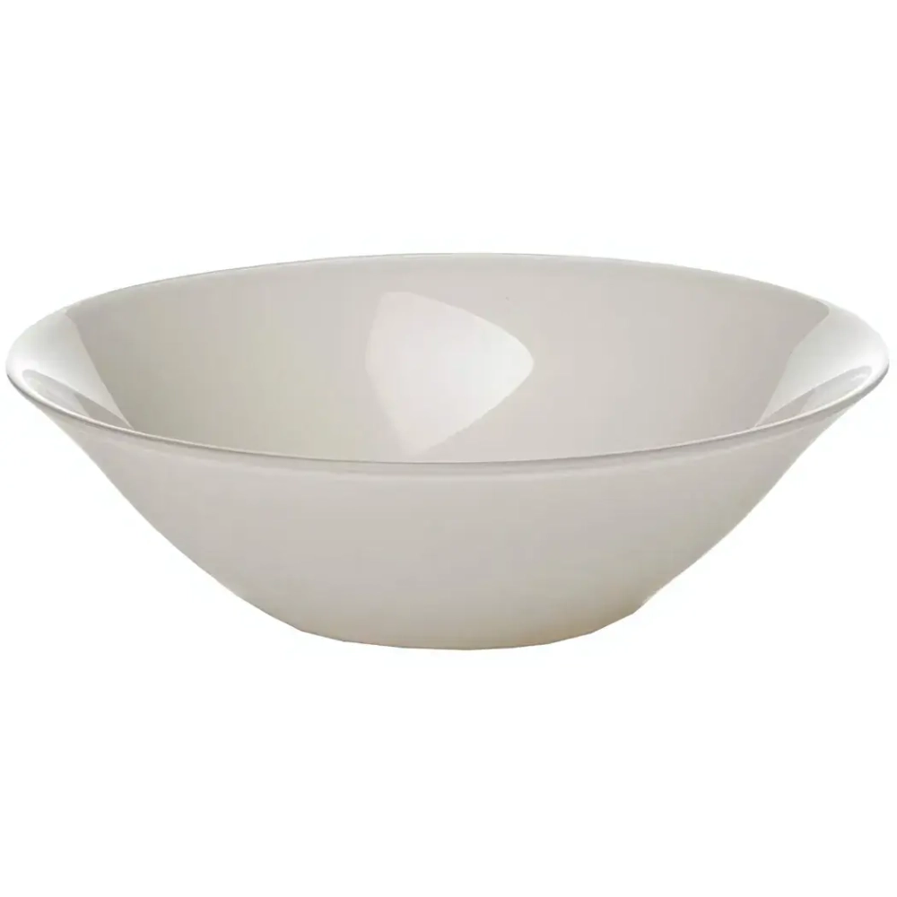 Салатник стеклянный 23см «Бохо» бежевый 10415SLBD44