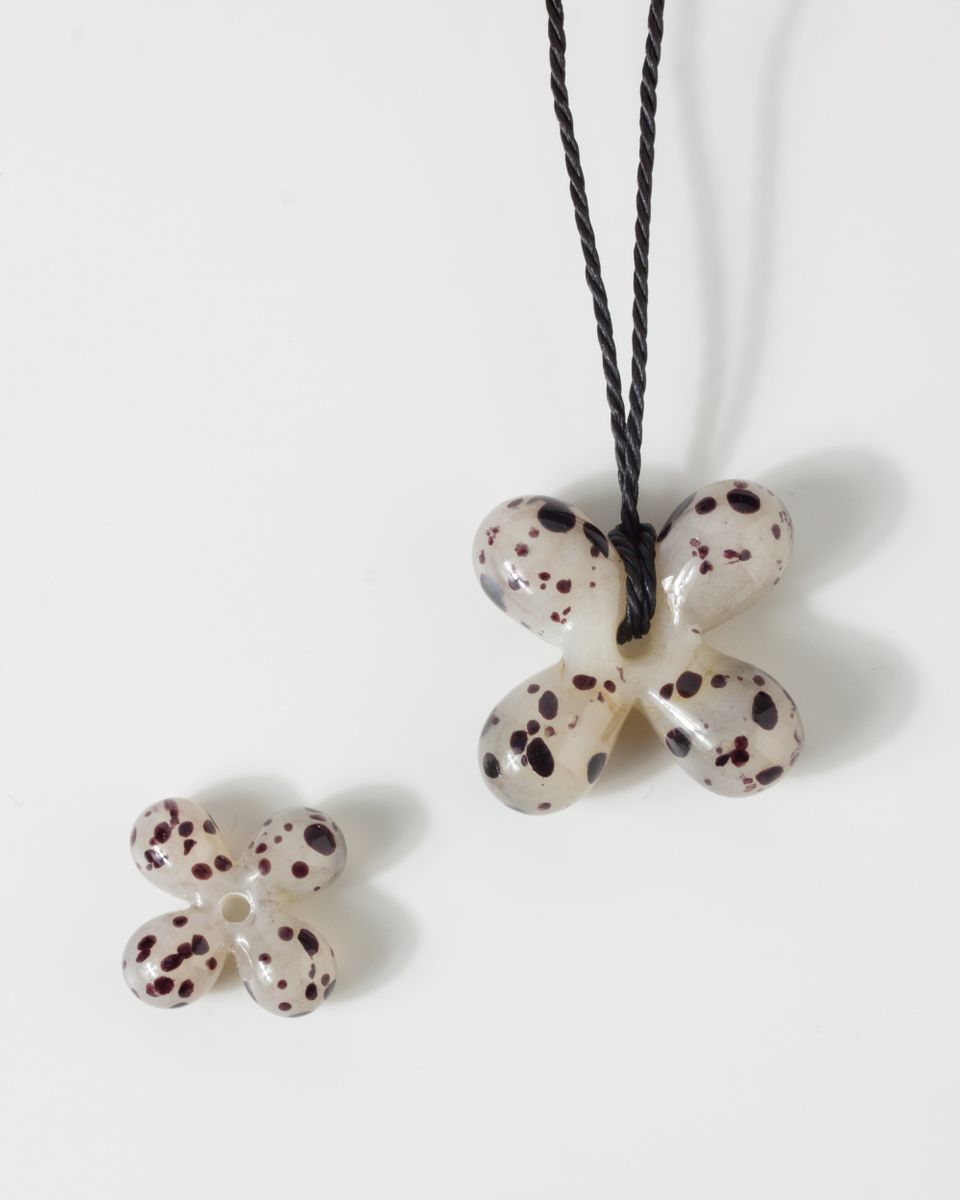 Кулон Glass Dalmatian