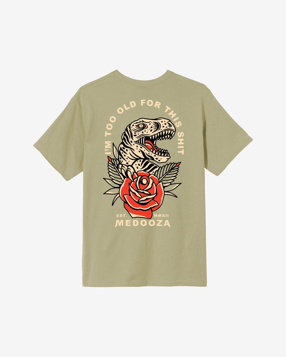 Футболка MEDOOZA Dinosaur Песочная
