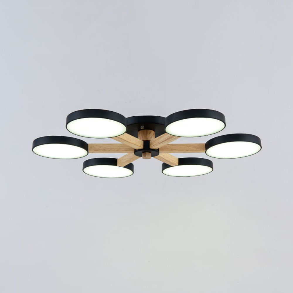 Потолочная Люстра Turna 6 Black By Imperiumloft