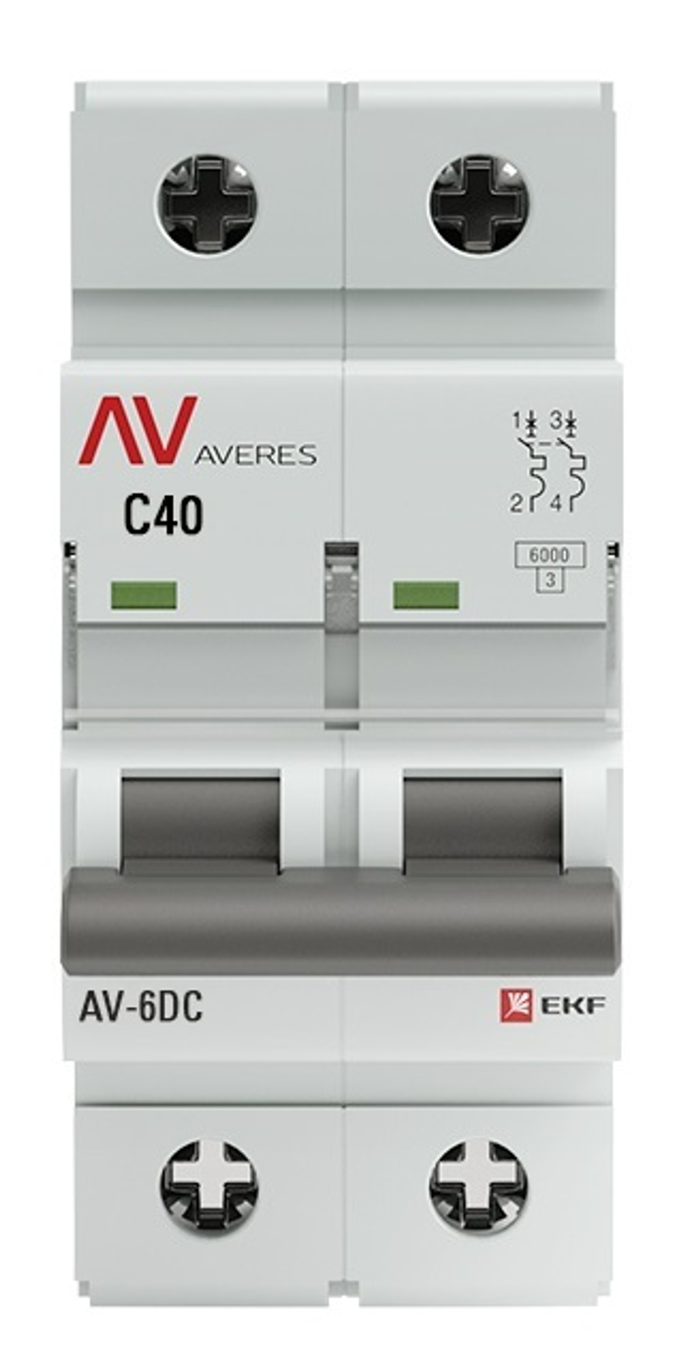 Автоматический выключатель  EKF mcb6-DC-2-40C-av