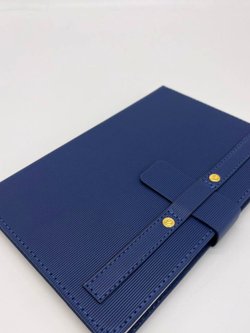 Блокнот А5 линейка 130л синий (8394-1)