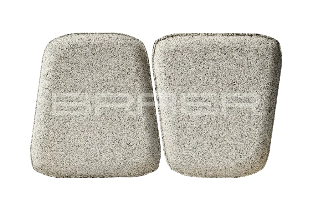 Тротуарная плитка Braer Классико круговая, Белый, 60 мм