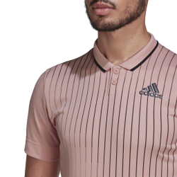 Мужское теннисное поло Adidas Melbourne Polo M - wonder mauve/black/grey six