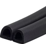 Уплотнитель D-50 10х12мм черный бухта 50м (промышл.) TECH-TOP 2х25м---