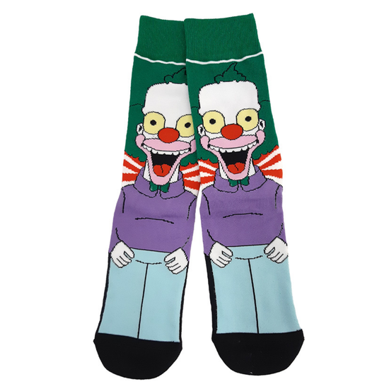 Носки Симпсоны Клоун Красти, р-р 38-44 (бирюзовый)