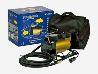 Компрессор АС 580 ТОРНАДО  Большой 35 л/мин, 140 PSI, 12V металл корп 44200