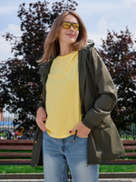 Ветровка женская "Грин" хаки