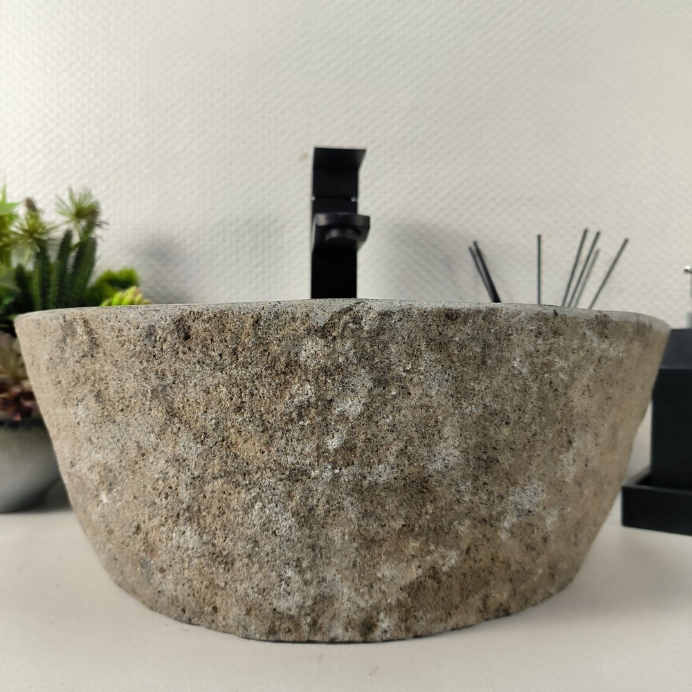 Раковина из речного камня RS-64941 42*31*15 0856