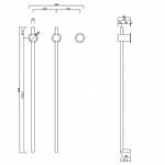 Полотенцесушитель электрический ABBER Charme AH4002BST сталь брашированная