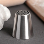 Насадка кондитерская «Тюльпан летний», d=3,7 см, выход 2 см, нержавеющая сталь