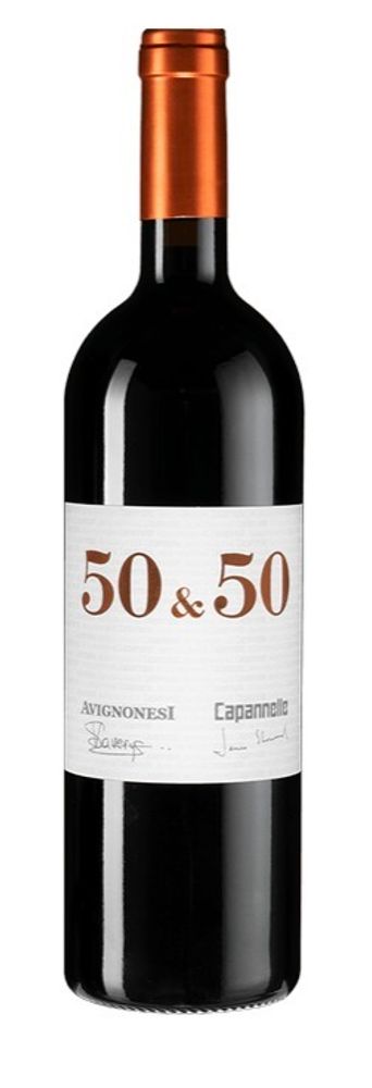 Вино 50 &amp; 50 Capannelle, 0,75 л.