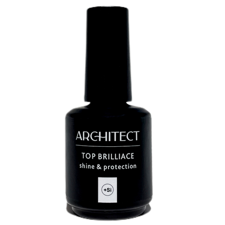 Nail ARCHITECT TOP BRILLIACE Топ Бриллианс. Армирующий топ средне-вязкой консистенции с липким слоем, 15 мл