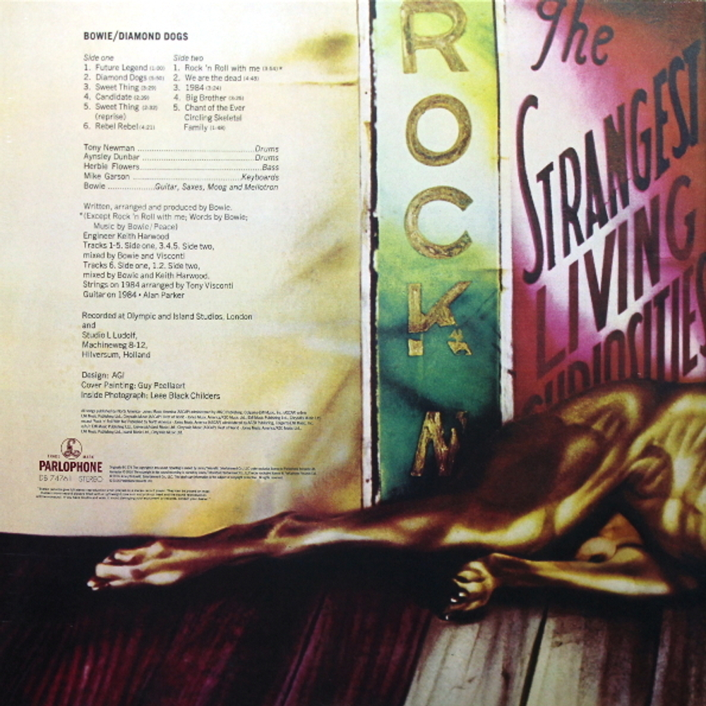 David Bowie / Diamond Dogs (45th Anniversary Edition)(Coloured Vinyl)(LP)