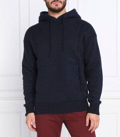 хлопчатобумажные тощие BOSS ORANGE - темно-синий(50474898)