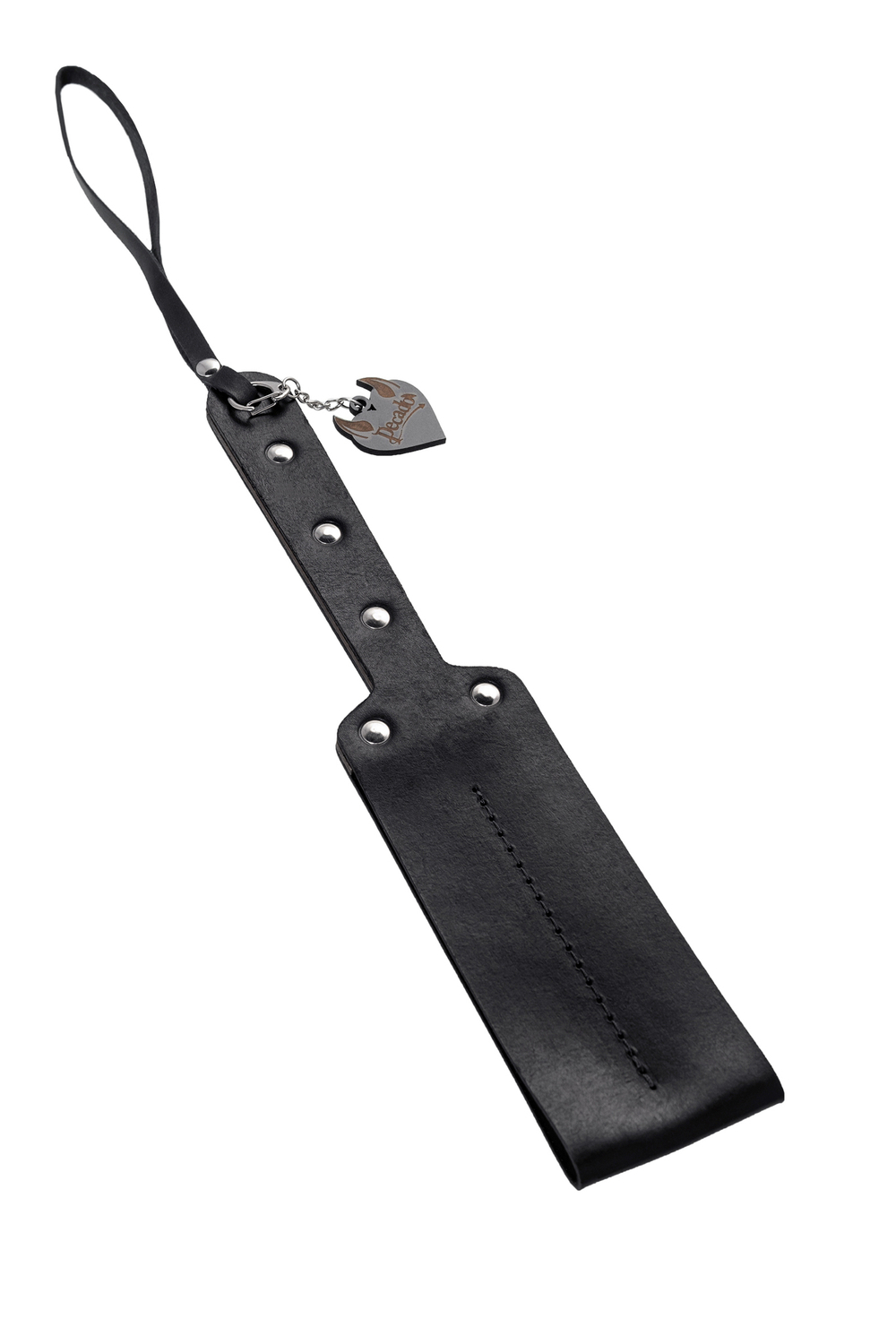 Паддл мягкий натуральная кожа и дерево