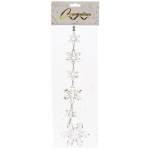 Подвеска «Хрустальные снежинки 26 см, Золото